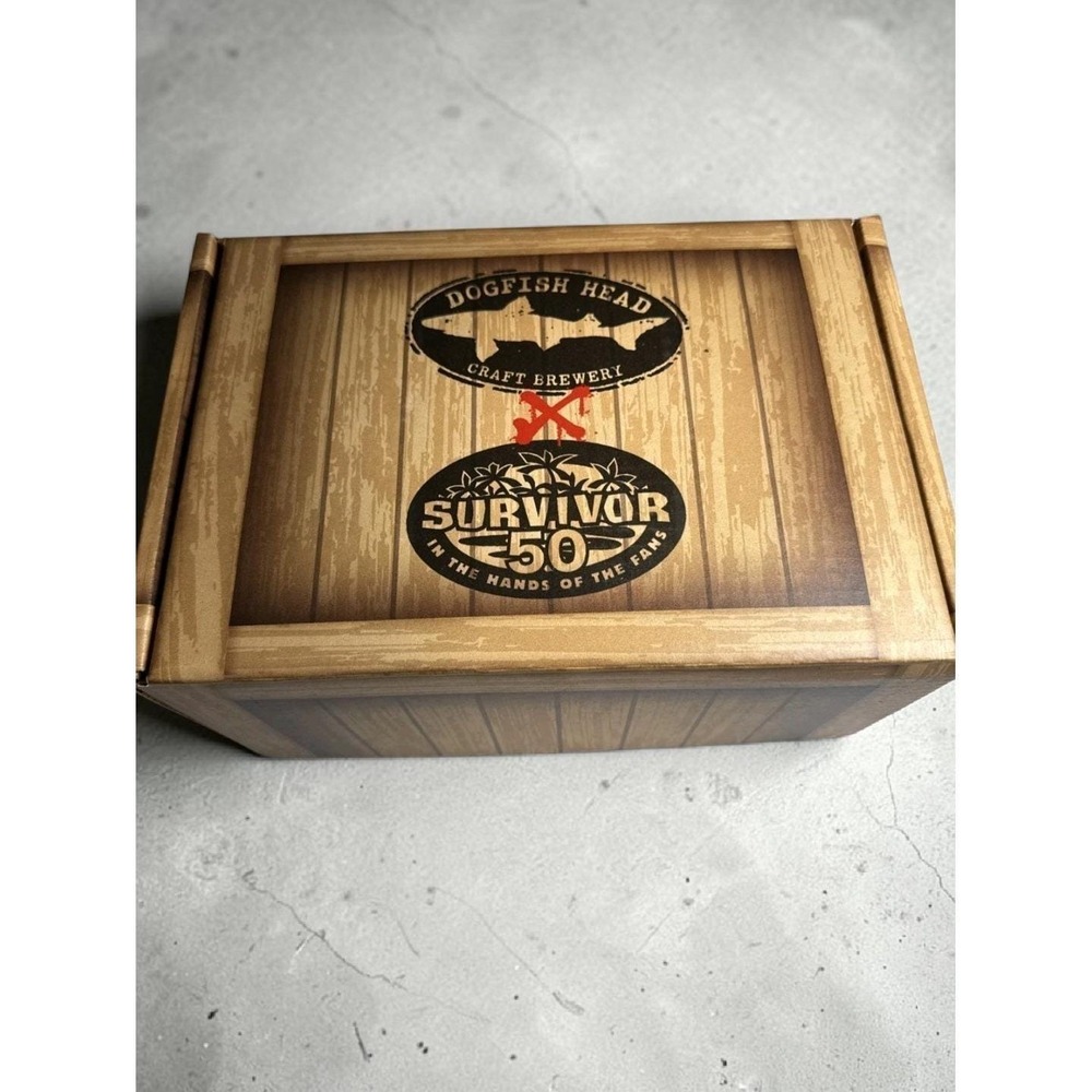 Dogfish Head x Survivor 50 Coconut Etiquette Kit Limited‎ Edition (EMPTY CANS)